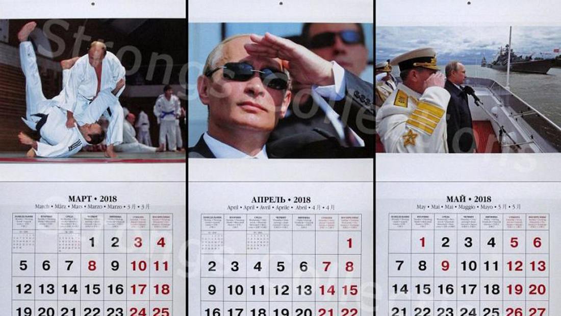Der Waldimir Putin Kalender 2018