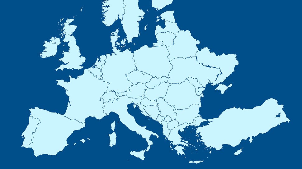Karte von Europa - Foto: iStock/miniature