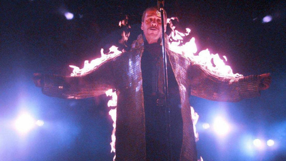 Till Lindemann is on fire