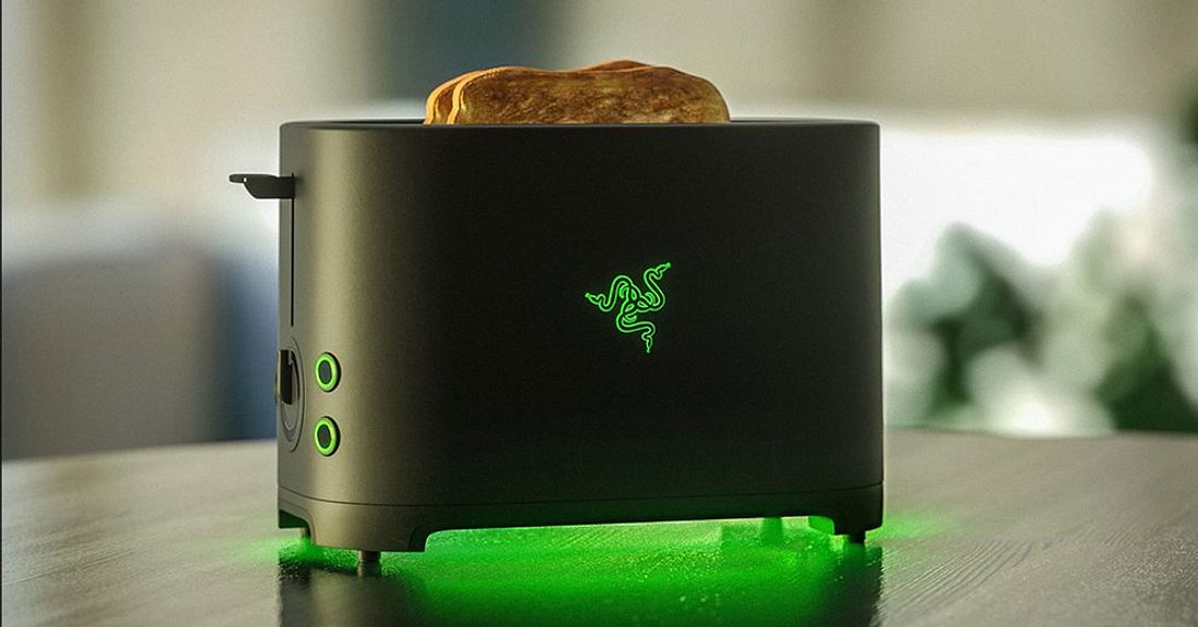 Razor bringt einen Toaster auf den Markt Der Toaster von Razer kommt