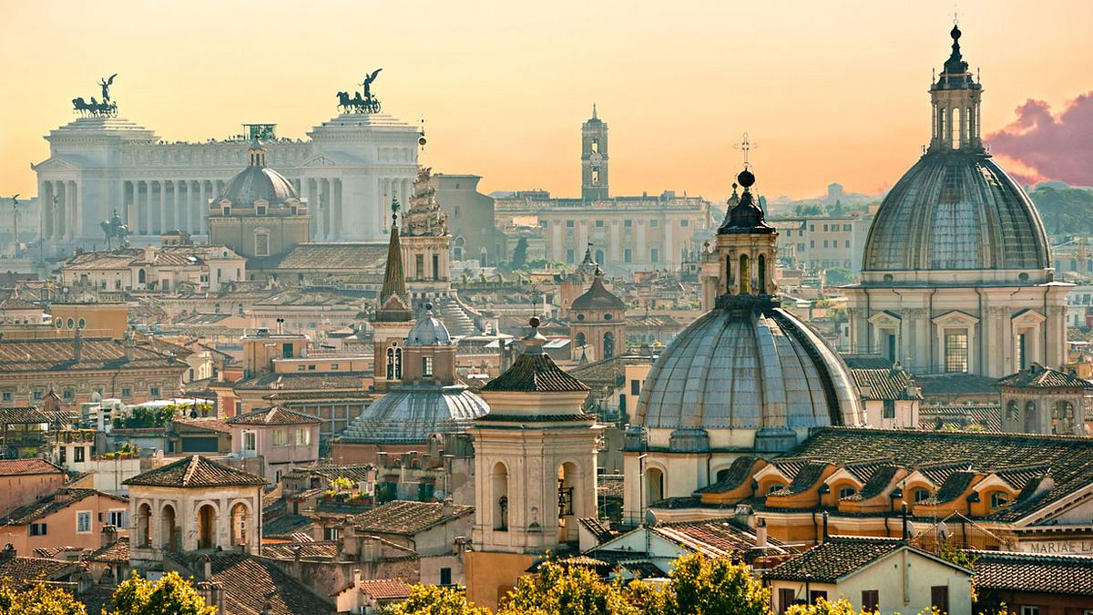 Ein Blick über Rom