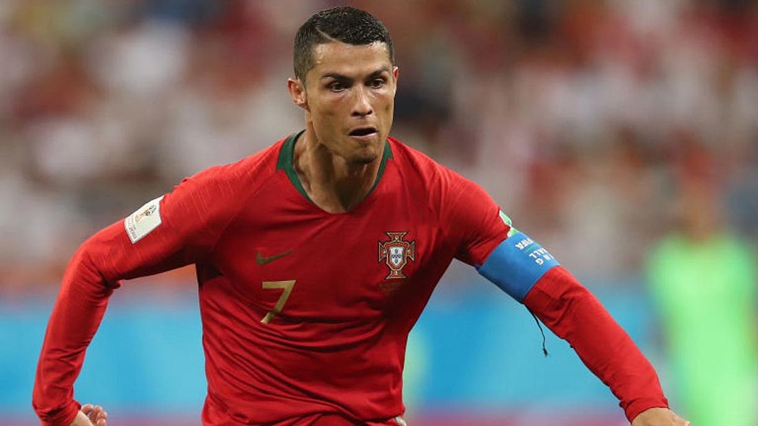 Christiano Ronaldo in Aktion Christiano Ronaldo in Action