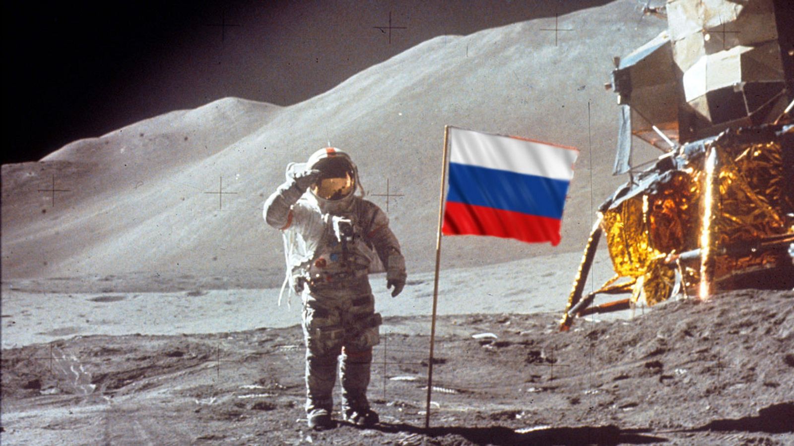 Первый русский на луне. Российский флаг на Луне. Российский космонавт на Луне. Космонавты России на Луне. Русский флаг на Луне.
