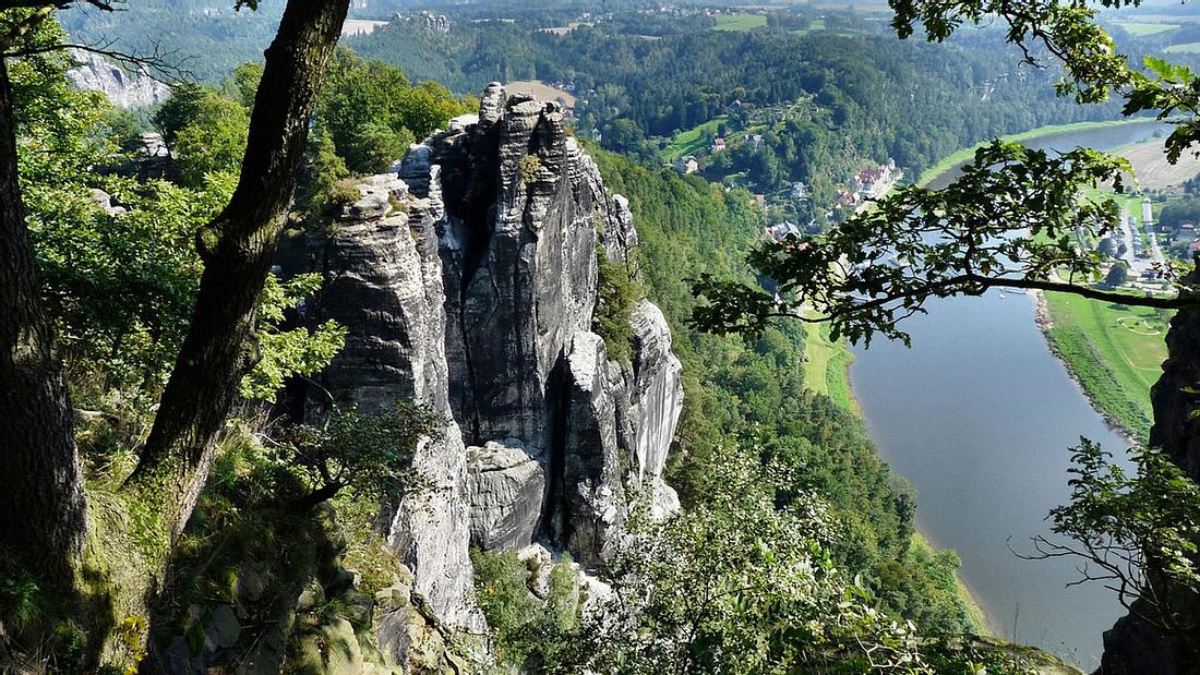 Die Sächsische Schweiz. Die Sächsische Schweiz.