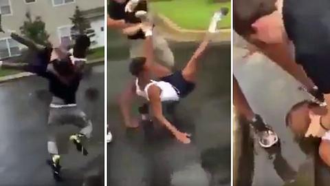 Bully Beatdown: Der Neue auf dem Pausenhof verprügelt den Schulschläger - Foto: YouTube/MF