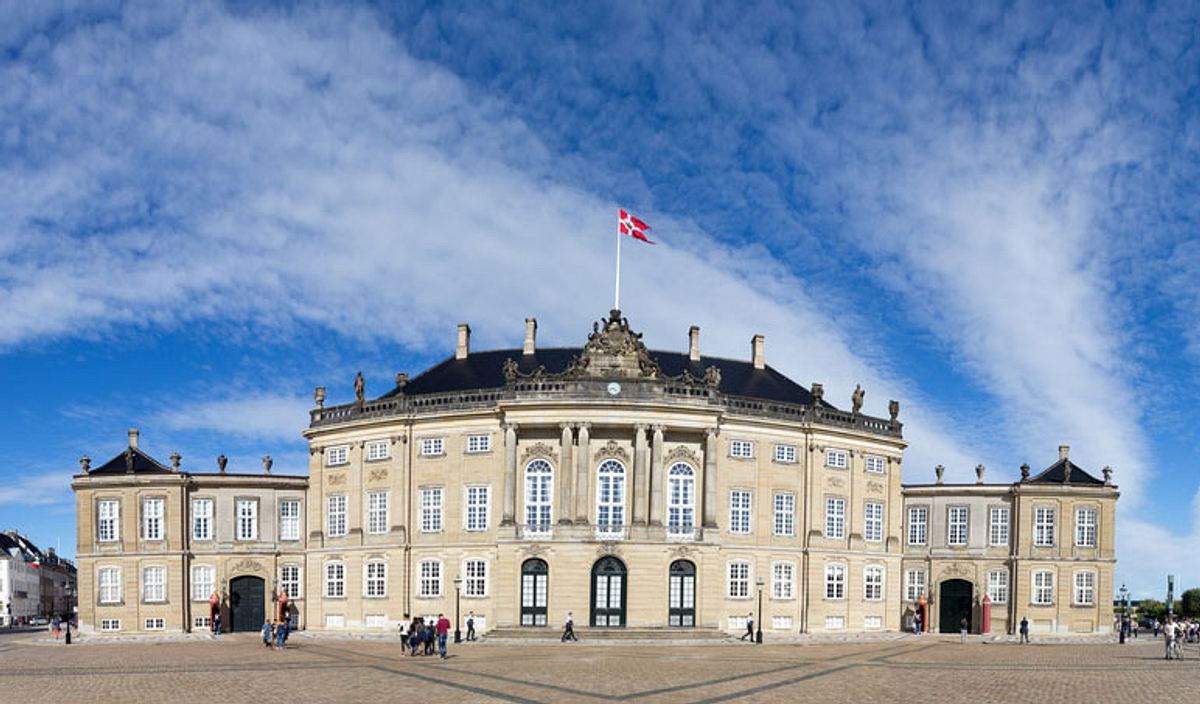 Schloss Amalienborg in Kopenhagen.