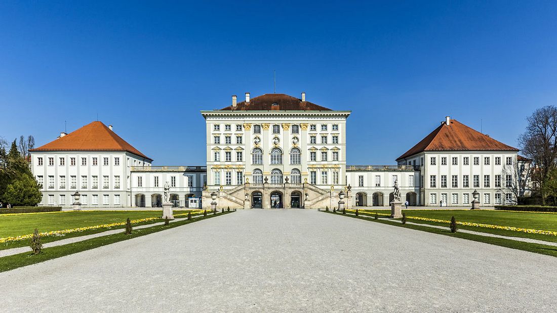 Schloss Nymphenburg in München. Schloss Nymphenburg in München.