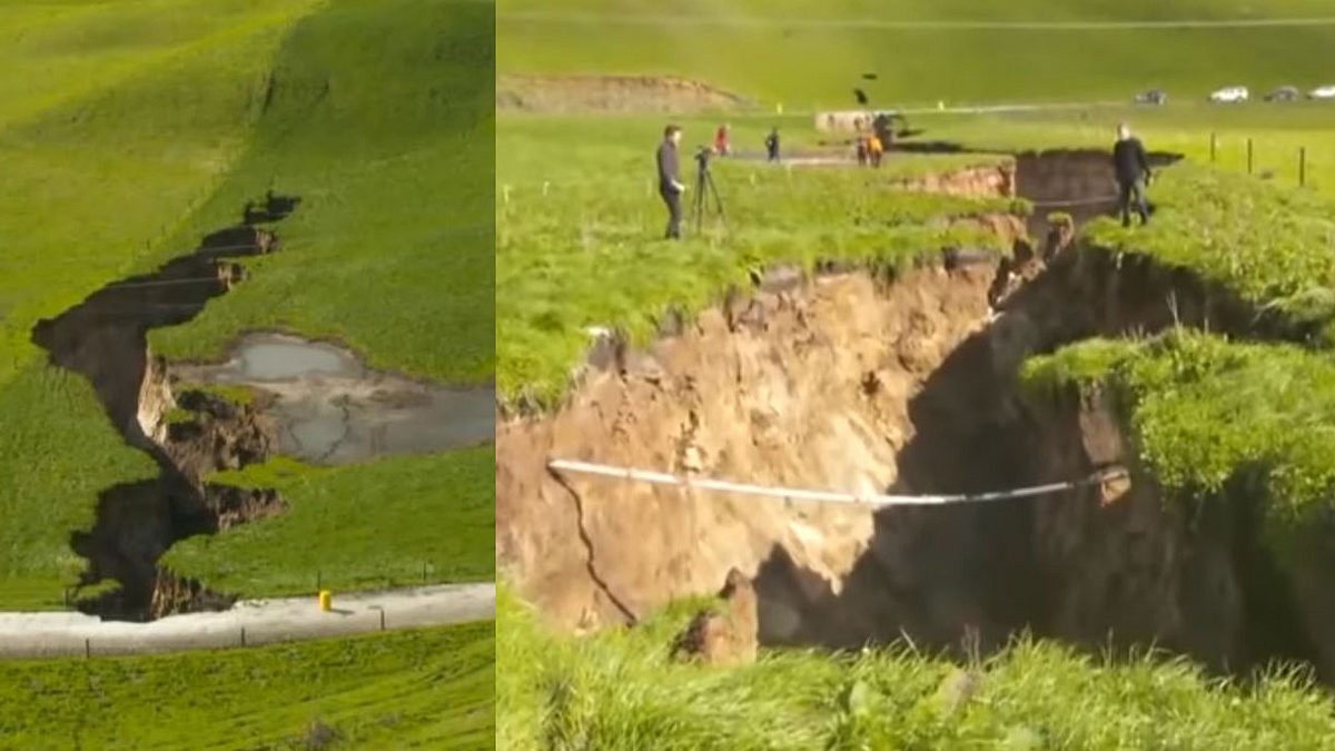 Gigantischer Schlund zur Hölle versetzt Neuseeländer in Angst