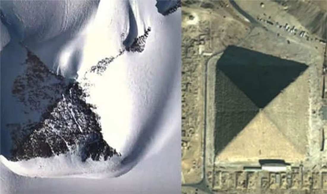 Forscher haben in der Antarktis drei mysteriöse Schnee-Pyramiden entdeckt