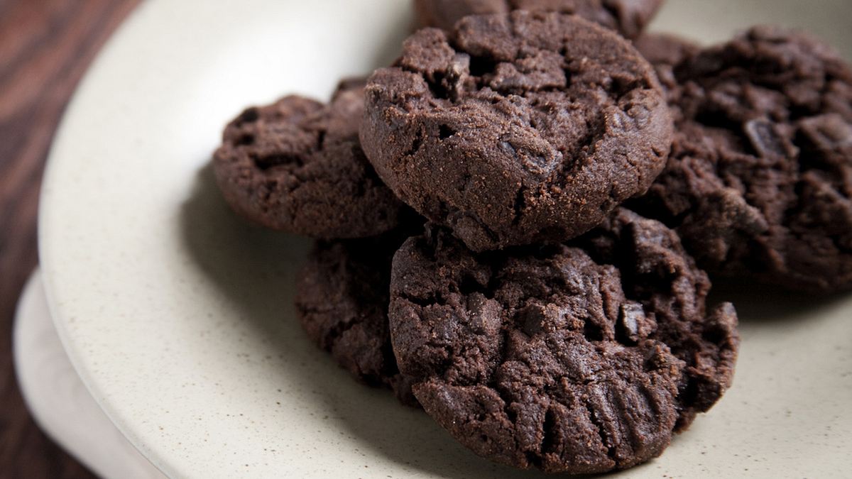 Rezept für gesalzene Cookies mit dunkler Schokolade
