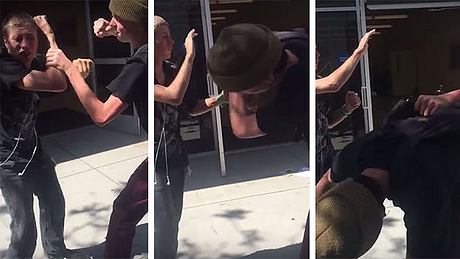 Cody Pine verteidigt einen blinden Mitschüler - Foto: YouTube/TrendingNow