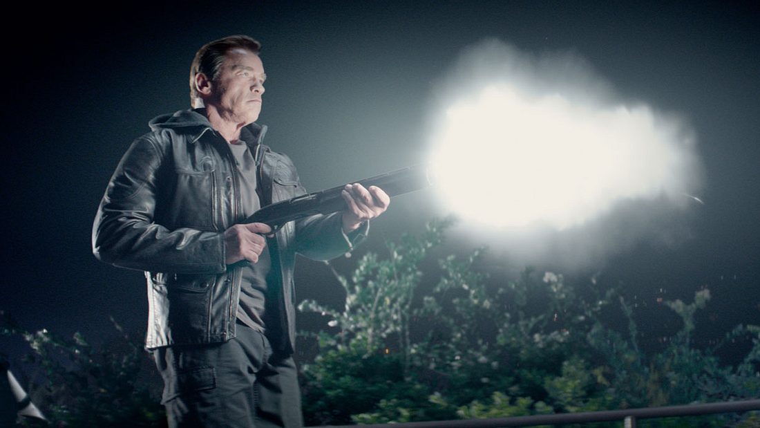 Szene aus Terminator Genisys Arnold Schwarzenegger - Der Terminator