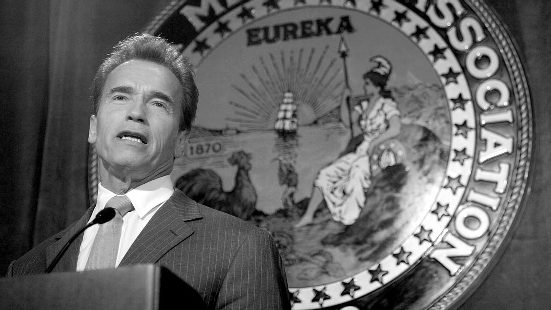 Arnold Schwarzenegger als Gouverneur von Kalifornien Arnold, der Gouvernator