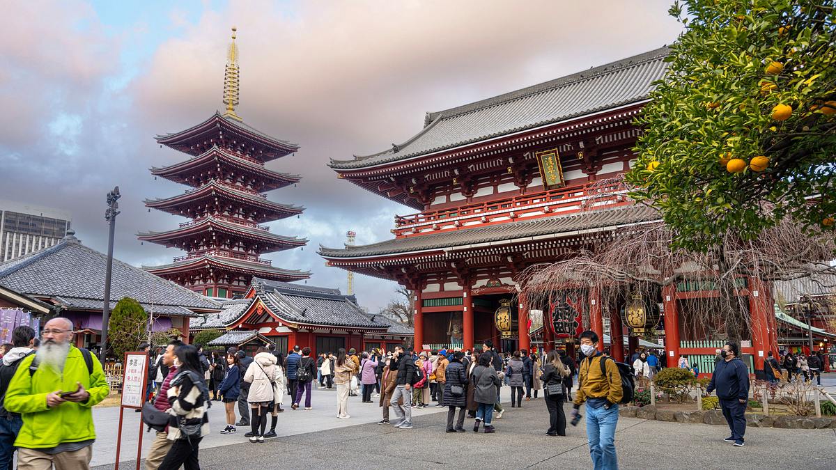 Der Sensō-ji Tempel in Japan