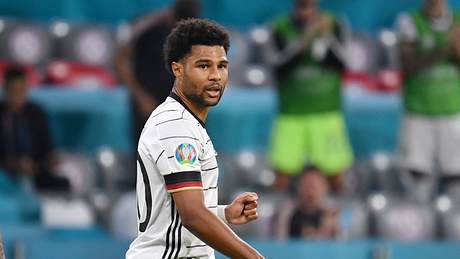 Serge Gnabry bei der EM 2020 - Foto: IMAGO / Sven Simon