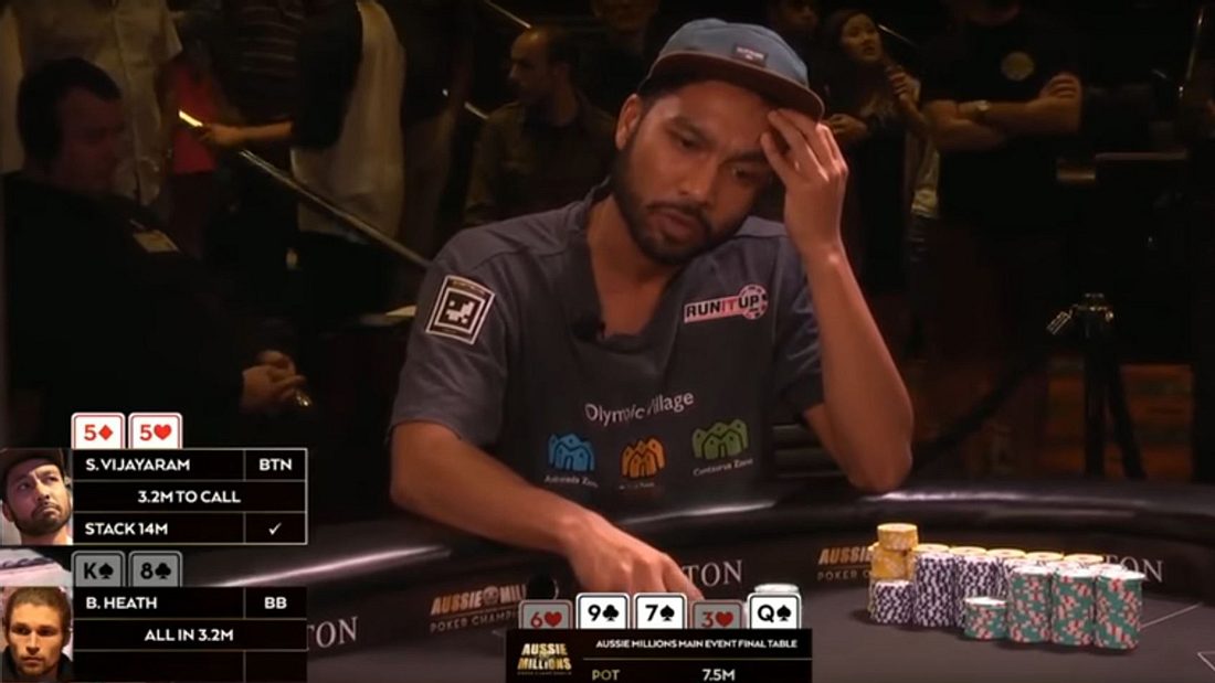 Shurane Vijayaram gewinnt Aussie Millions Poker Championschip 2017 Shurane Vijayaram gewinnt Aussie Millions Poker Championschip 2017