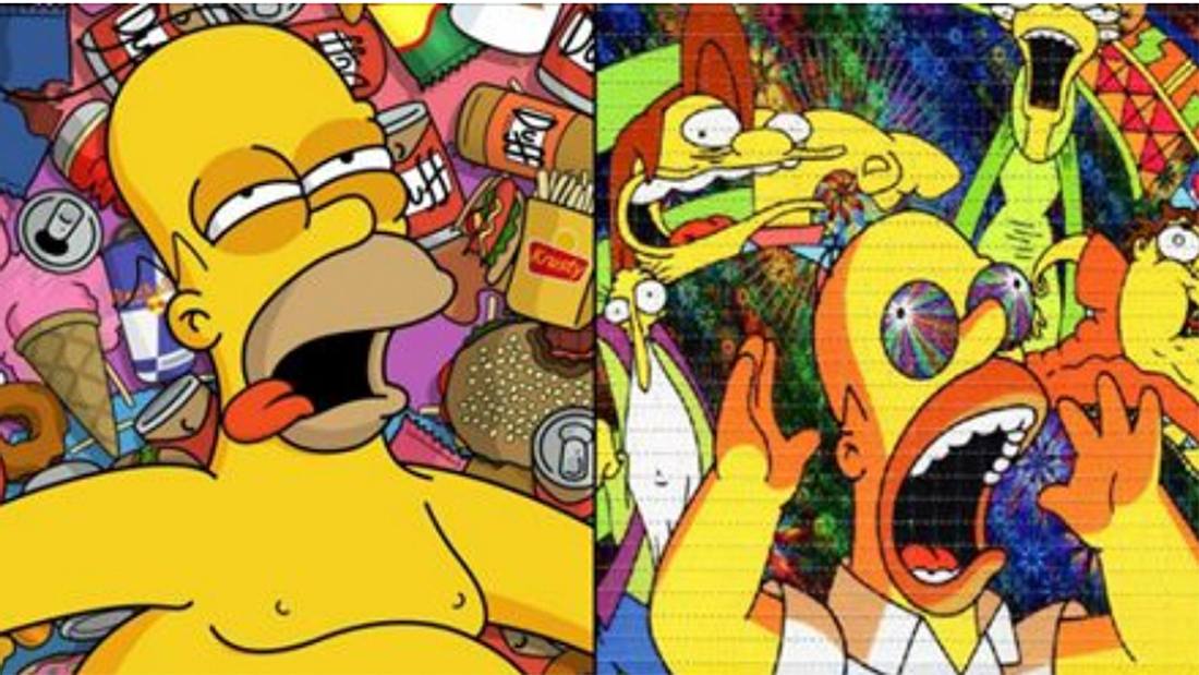 Ein Simpsons-Fan hat zwei Tage lang LSD genommen