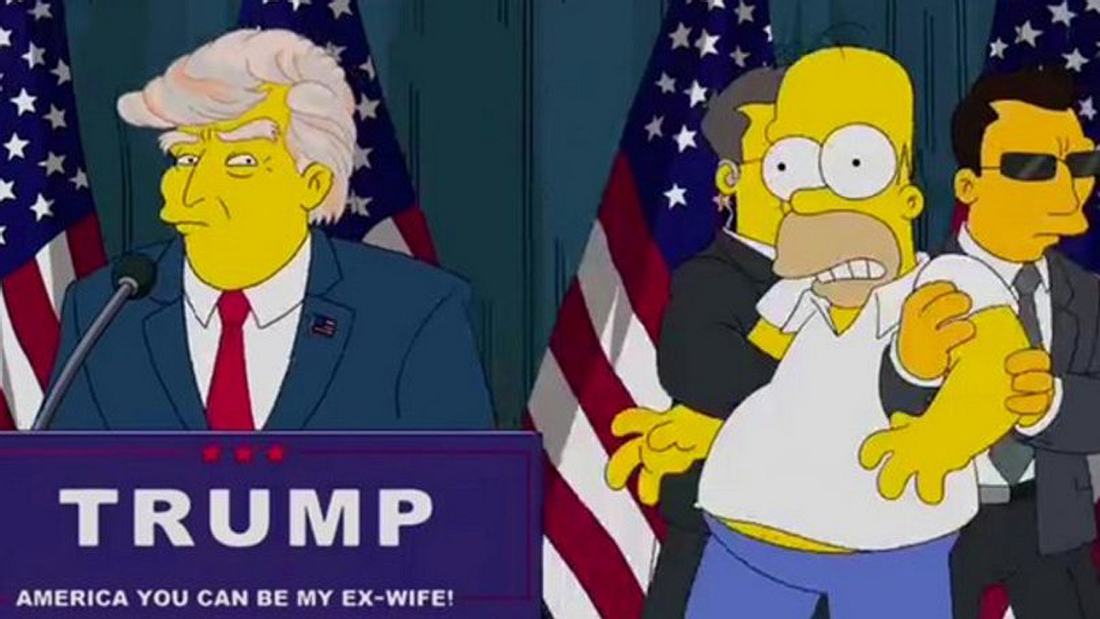 Die Macher von Die Simpsons haben die Wahl von Donald Trump zum US-Präsidenten im Jahr 2016 vor 16 Jahren vorausgesagt Die Simpsons haben den Wahlsieg 2016 von Donald Trump vorausgesagt