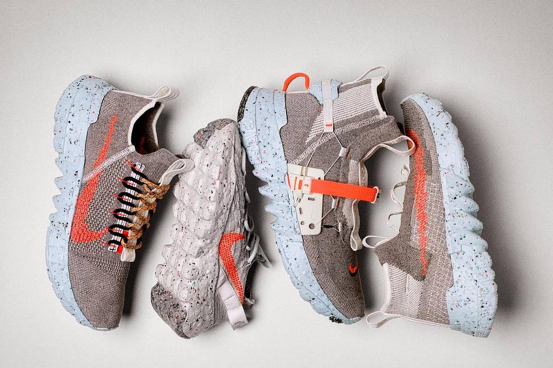 Space Hippie: Nike droppt Sneaker aus Müll Sneaker der Space Hippie-Kollektion von Nike