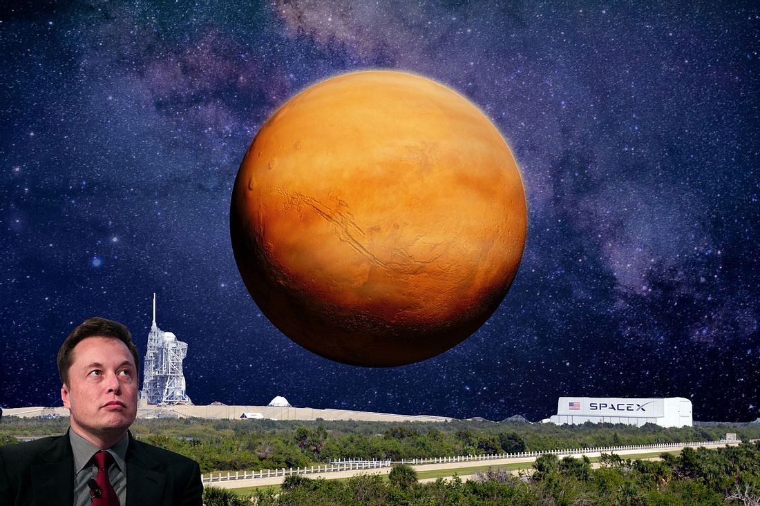 Elon Musk und seine Vision von einer bemannten Mars-Mission