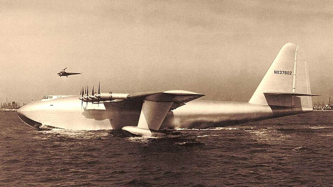 Die Spruce Goose hob nur ein einziges Mal ab Die Spruce Goose hob nur ein einziges Mal ab