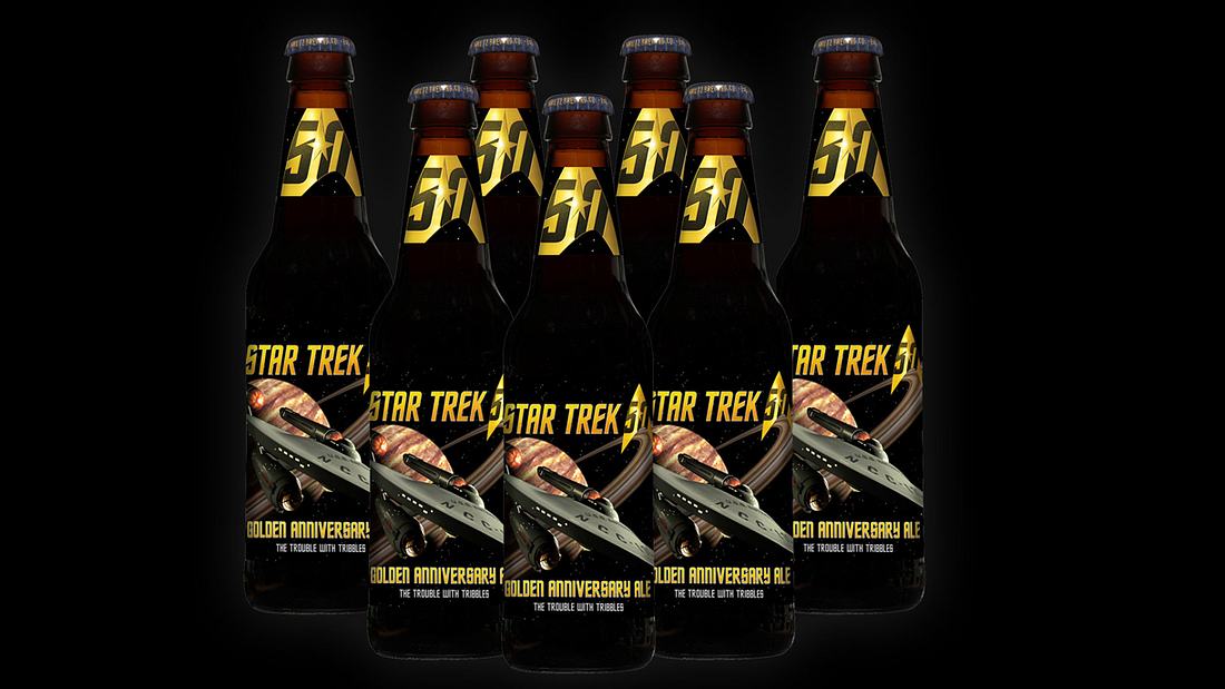 Die US-Brauerei Shmaltz Brewing hat zum 50. Geburtstag von Star Trek zwei Jubiläums-Ales gebraut: Das The Trouble with Tribbles und das Voyage to the Northeast Quadrant Zum 50. Geburtstag von Star Trek hat die US-Brauerei Shmaltz Brewing zwei Jubiläums Ales gebraut