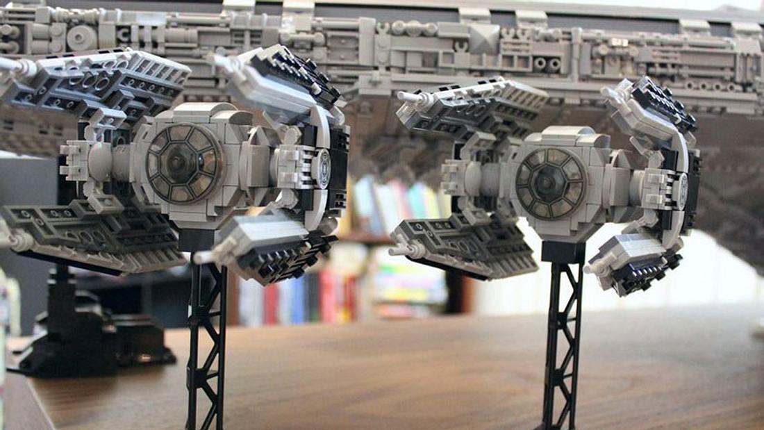 Imgur-User doomhandle hat einen Star-Wars-Sternenzerstörer aus LEGO gebaut