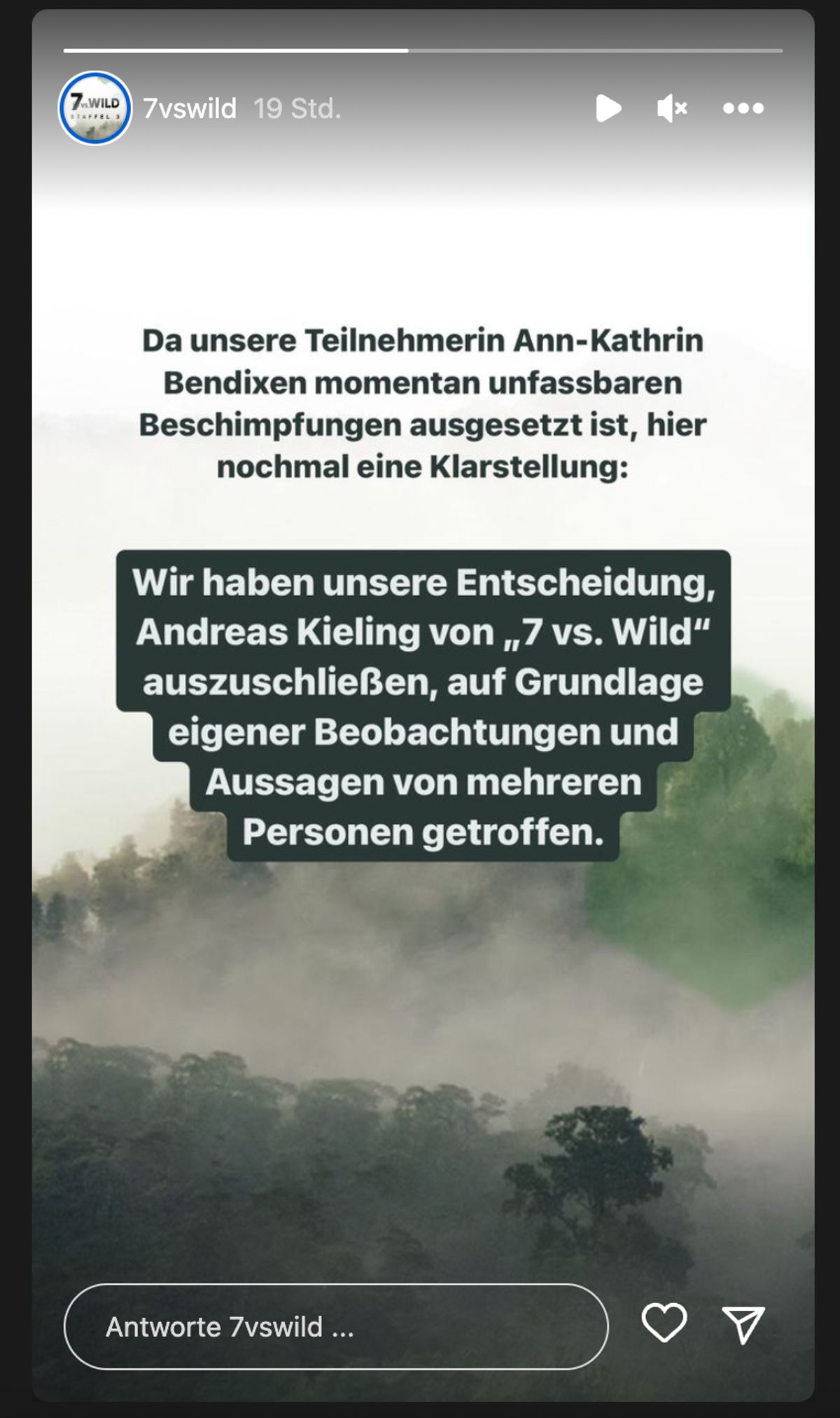 Statement von 7 vs. Wild