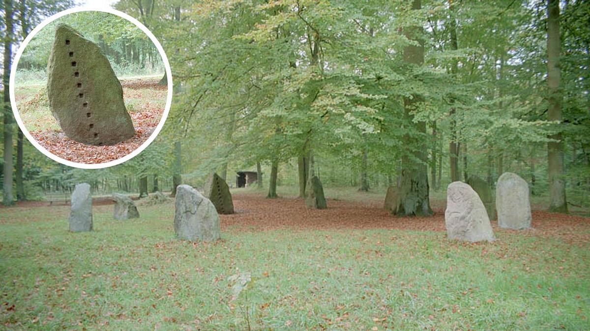 Die Steine des Boitner Steintanz sind bis zu zwei Meter hoch