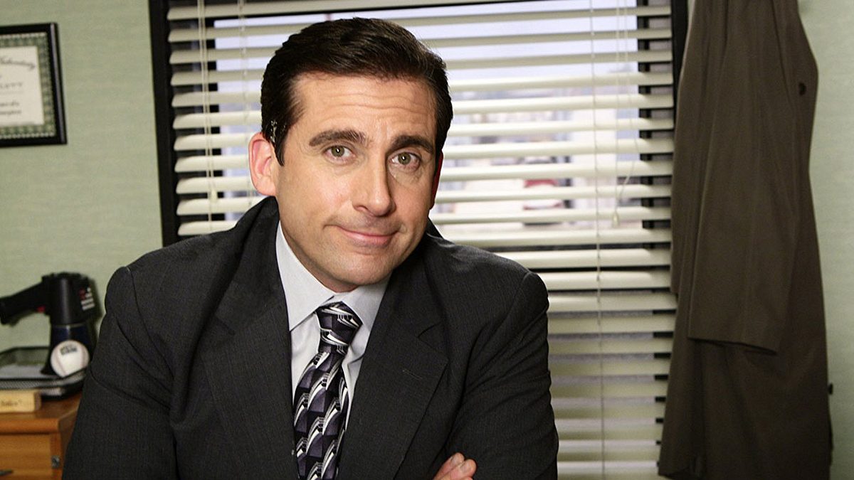 Steve Caroll als Michael Scott in The Office