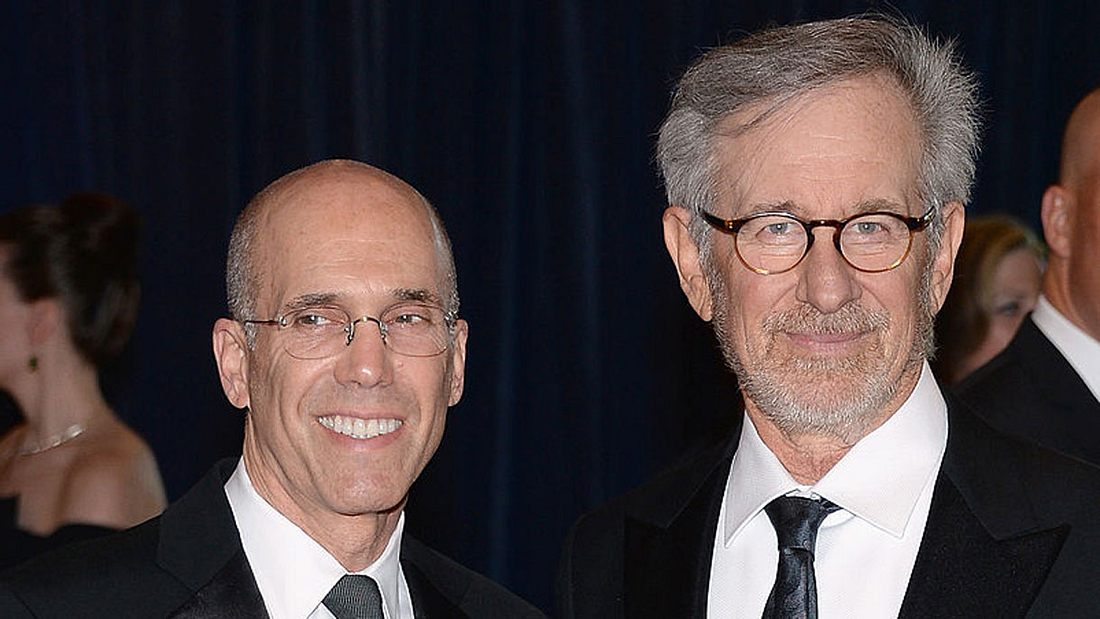Steven Spielberg (rechts) und Jeffrey Katzenberg