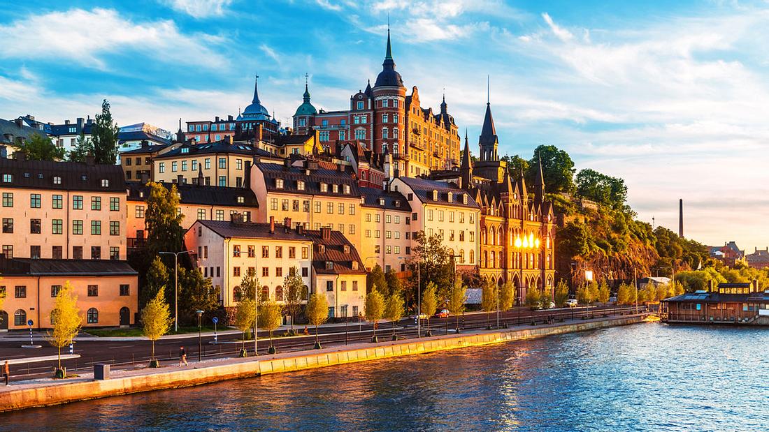 Ein Blick auf die Altstadt Stockholms Ein Blick auf die Altstadt Stockholms