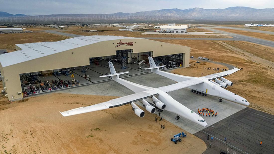 Stratolaunch: Das größte Flugzeug der Welt