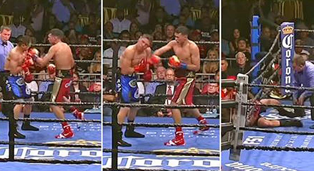 Street Fighter Style: Boxer David Benavidez knockt seinen Gegner Rogelio Medina mit einer 10-Hit-Kombo aus