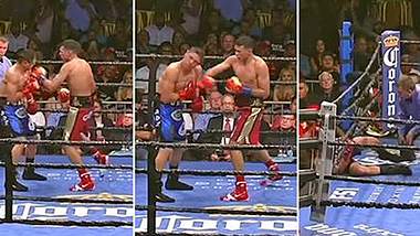 Street Fighter Style: Boxer David Benavidez knockt seinen Gegner Rogelio Medina mit einer 10-Hit-Kombo aus - Foto: Facebook/David Benavidez