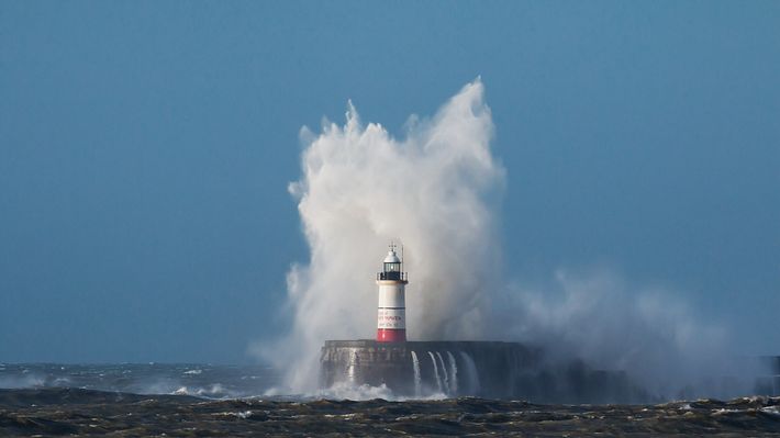Sturm an der Küste - Foto: IMAGO / Panthermedia