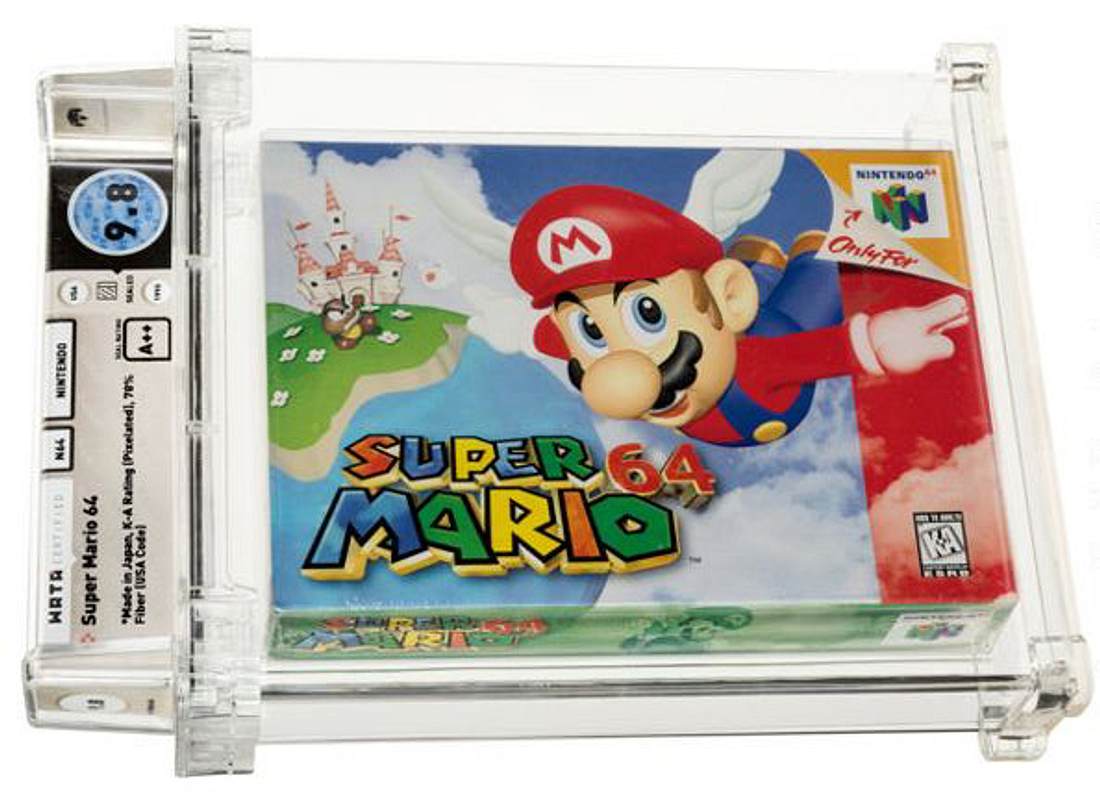 Super Mario 64 zum Rekordpreis versteigert