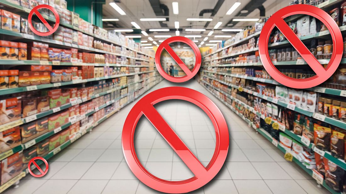 Verbote im Supermarkt