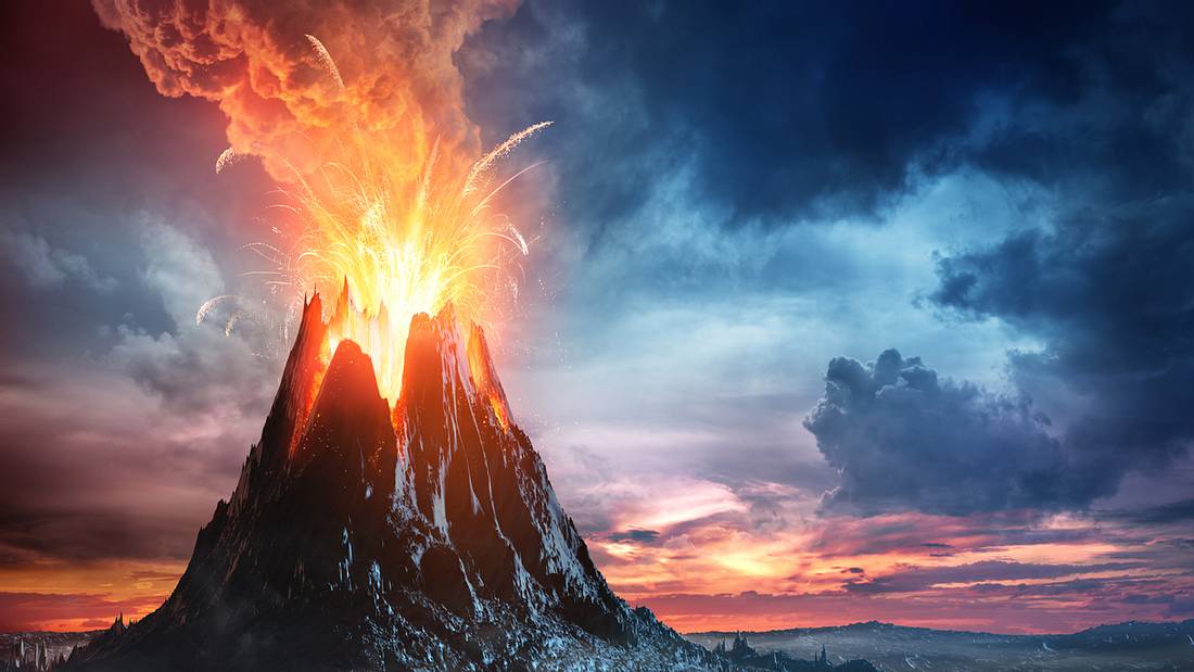 Bricht dieser Vulkan aus, sterben womöglich 100 Millionen Menschen Bricht dieser Vulkan aus, sterben womöglich 100 Millionen Menschen