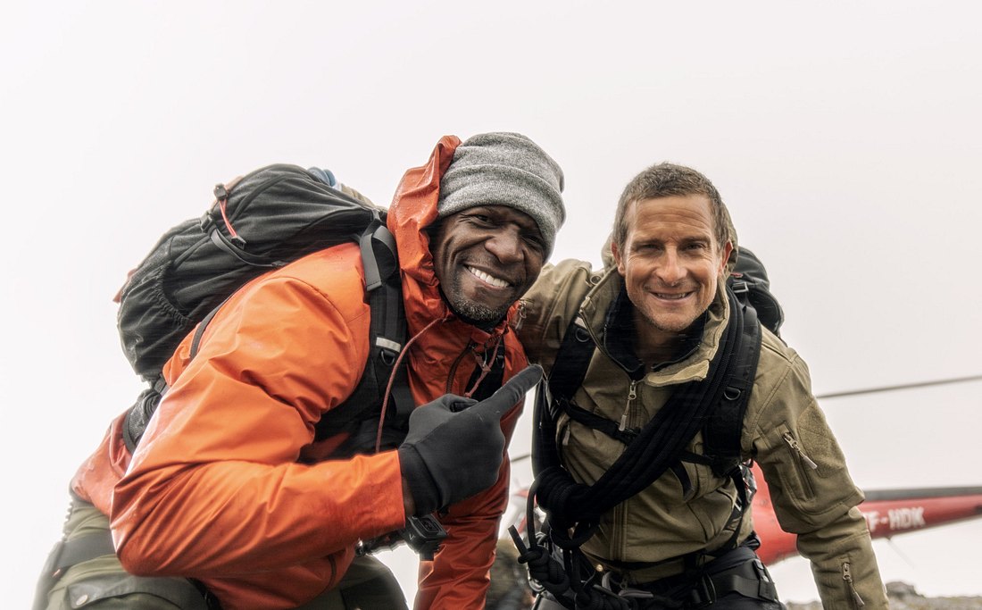 Bear Grylls und Terry Crews in Bear Grylls: Stars am Limit Bear Grylls und Terry Crews in Bear Grylls: Stars am Limit