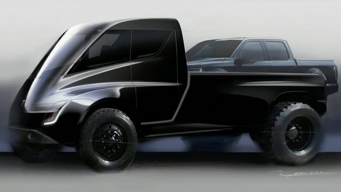 Der Tesla Pickup soll 2019 auf den Markt kommen Der Tesla Pickup soll 2019 auf den Markt kommen