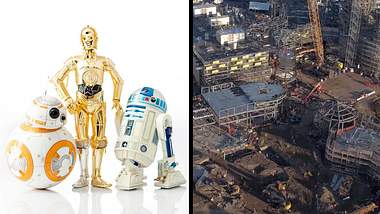 Neue Bilder aus dem Star Wars-Vergnügungspark - Foto: iStock / jpgfactory; YouTube / Disney Parks