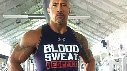 Blood, Sweat & Tears: The Rock im Under-Amour-Shirt - Foto: Instagram TheRock / Under Amour