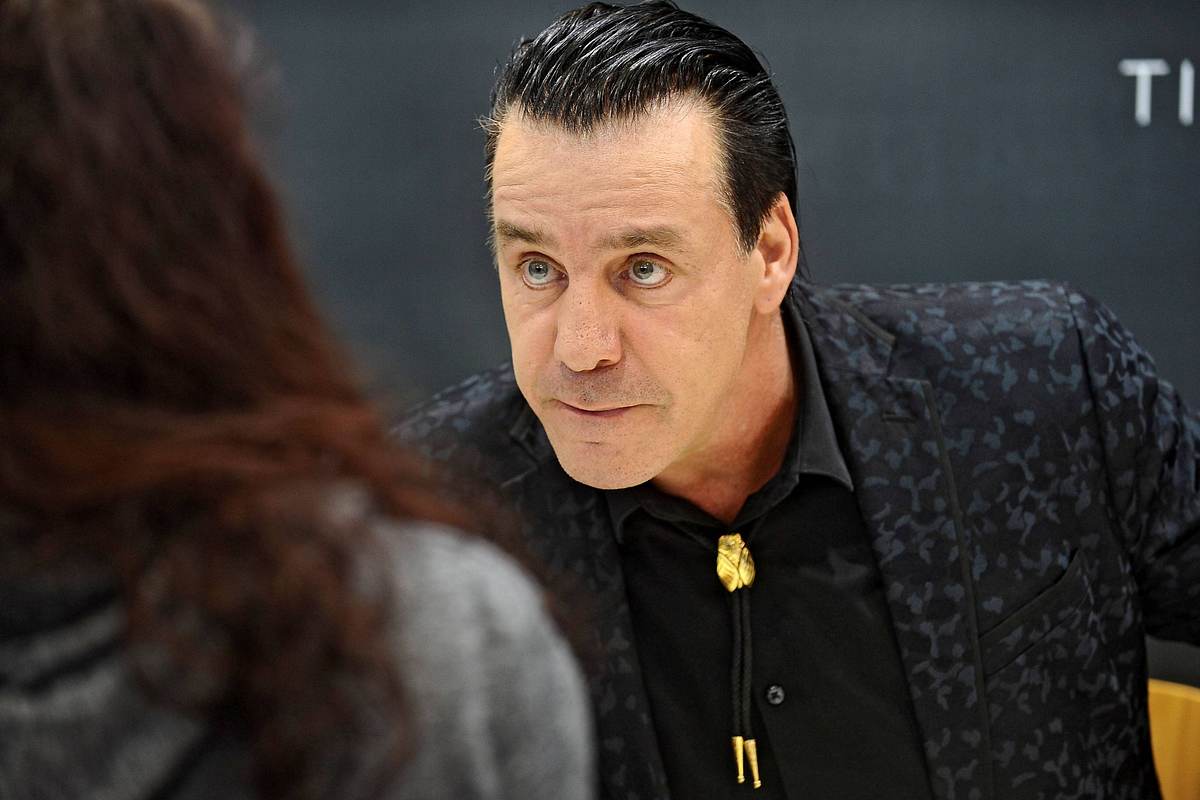 Till Lindemann bei der Frankfurter Buchmesse