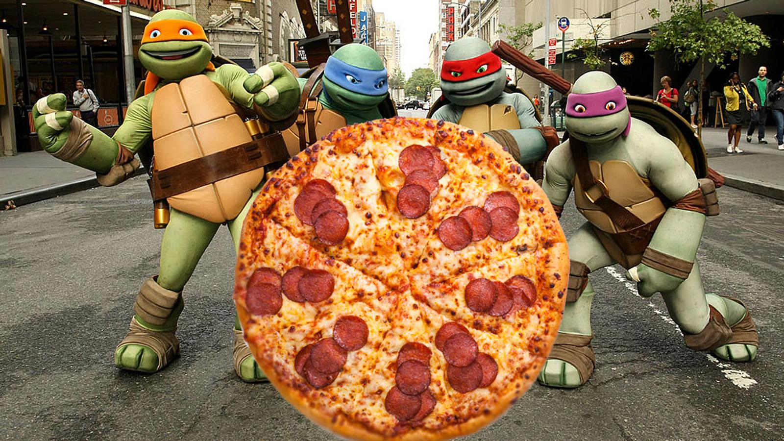 Rezept: Männer-Pizza a la Ninja Turtles.