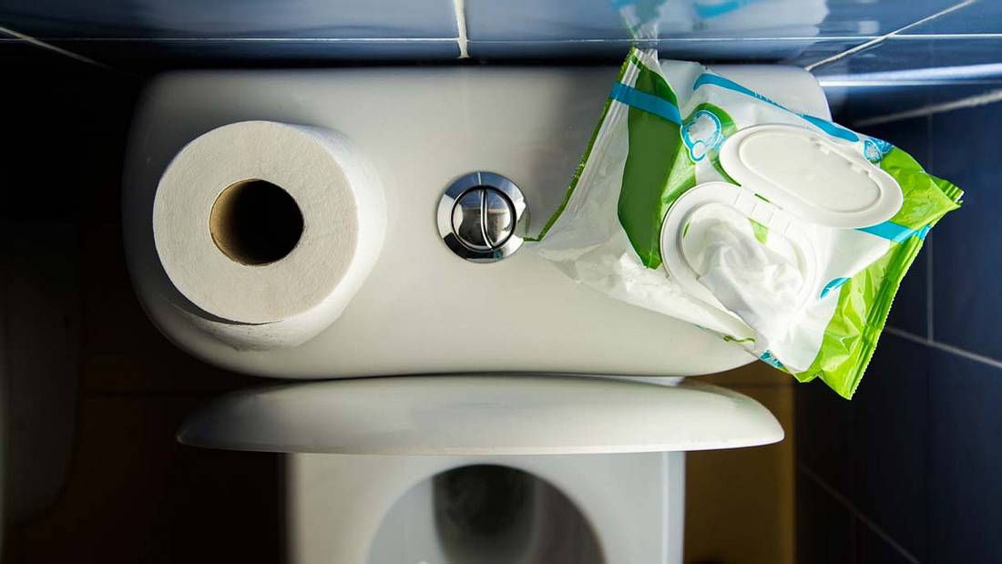 Toilettenpapier ist gefährlich