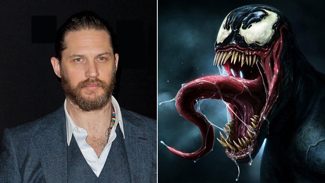 Tom Hardy wird den Marvel-Schurken Venom im gleichnamigen Spider Man-Spin-off spielen Tom Hardy wird den Marvel-Schurken Venom im gleichnamigen Spider Man-Spin-off spielen