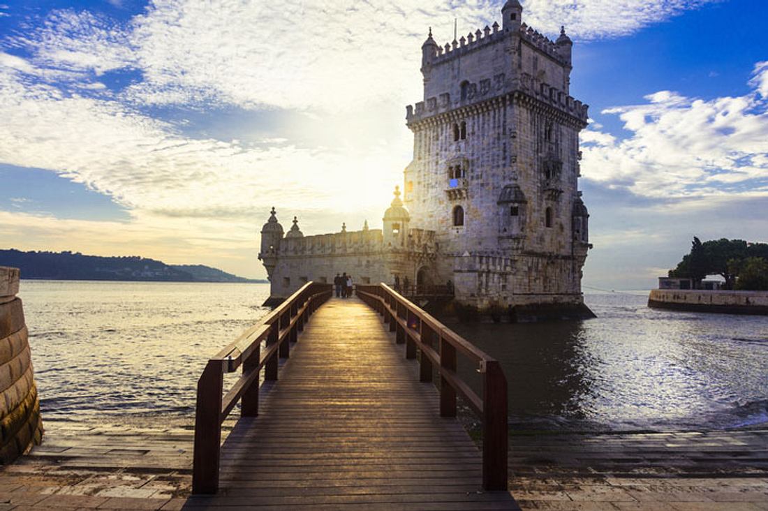 Der Torre de Belem in Lissabon. Der Torre de Belem in Lissabon.
