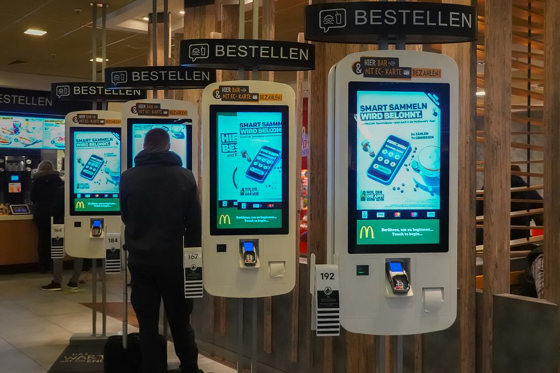 Touchscreens von McDonald's Touchscreens von McDonald's
