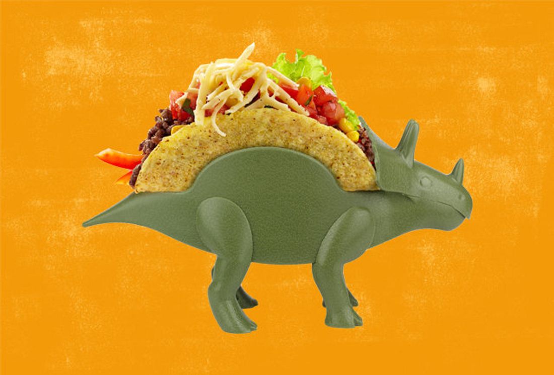 TriceraTaco: Dieses Geschirr in Dinosaurier-Form halten deine Tacos